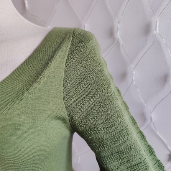 Banana Republic Knit Mini Dress / Sage Green / Small - Picture 2 of 6